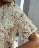 Blusa Brilhante com Lantejoulas Vênus