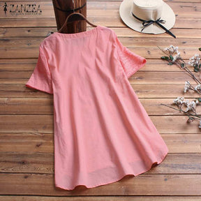 Blusa Verão Manga Rosa » Coleção Andressa