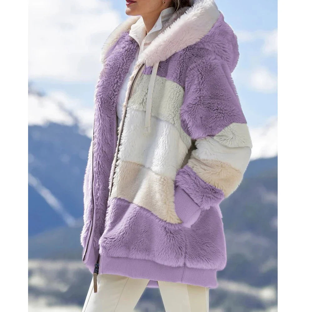 Casaco Parka de Inverno Solana - Manga Rosa